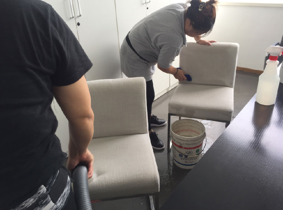 大丰市沙发清洗案例